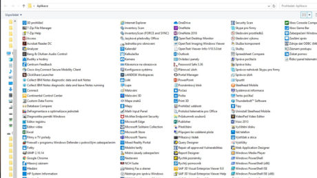 Jak zobrazit všechny nainstalované aplikace Windows v jedné složce