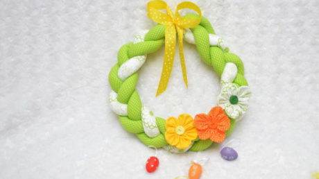 Jak ušít velikonoční věnec - velikonoční dekorace