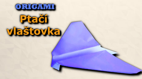 Ptačí vlaštovka - jak vyrobit ptačí papírovou vlaštovku z papíru
