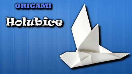 Holubice - jak složit origami holubici z papíru