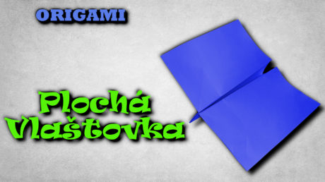 Plochá vlaštovka - jak vyrobit plochou papírovou vlaštovku