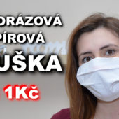 Jak vyrobit jednorázovou papírovou roušku za 1kč