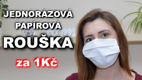 Jak vyrobit jednorázovou papírovou roušku za 1kč