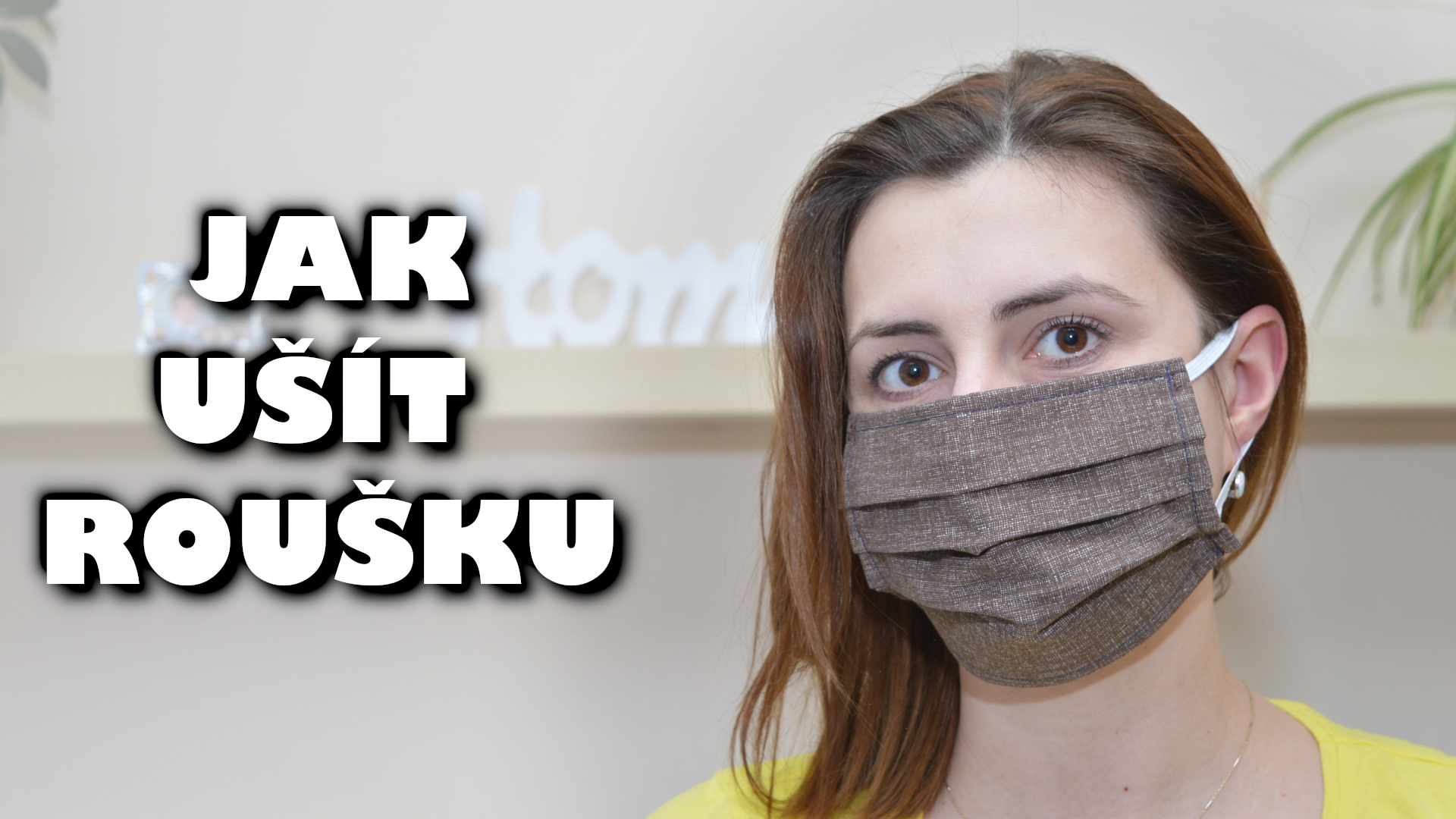 Jak ušít Roušku - DIY obličejová skládací rouška