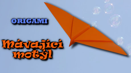 Origami mávající motýl - jak vyrobit motýla z papíru
