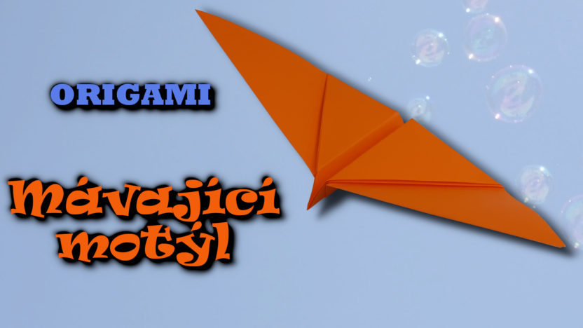 Origami mávající motýl - jak vyrobit motýla z papíru