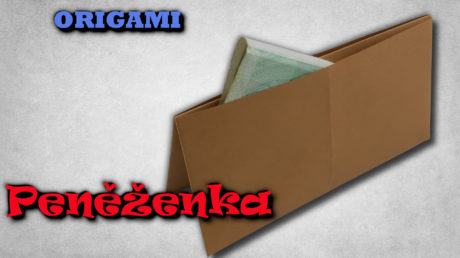 Peněženka z papíru - jak složit origami peněženku