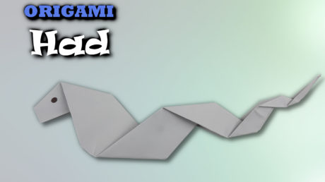 Origami Had | Jak vyrobit hada z papíru