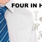 Jak uvázat kravatu Four in hand
