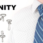 Jak uvázat kravatu - uzel TRINITY