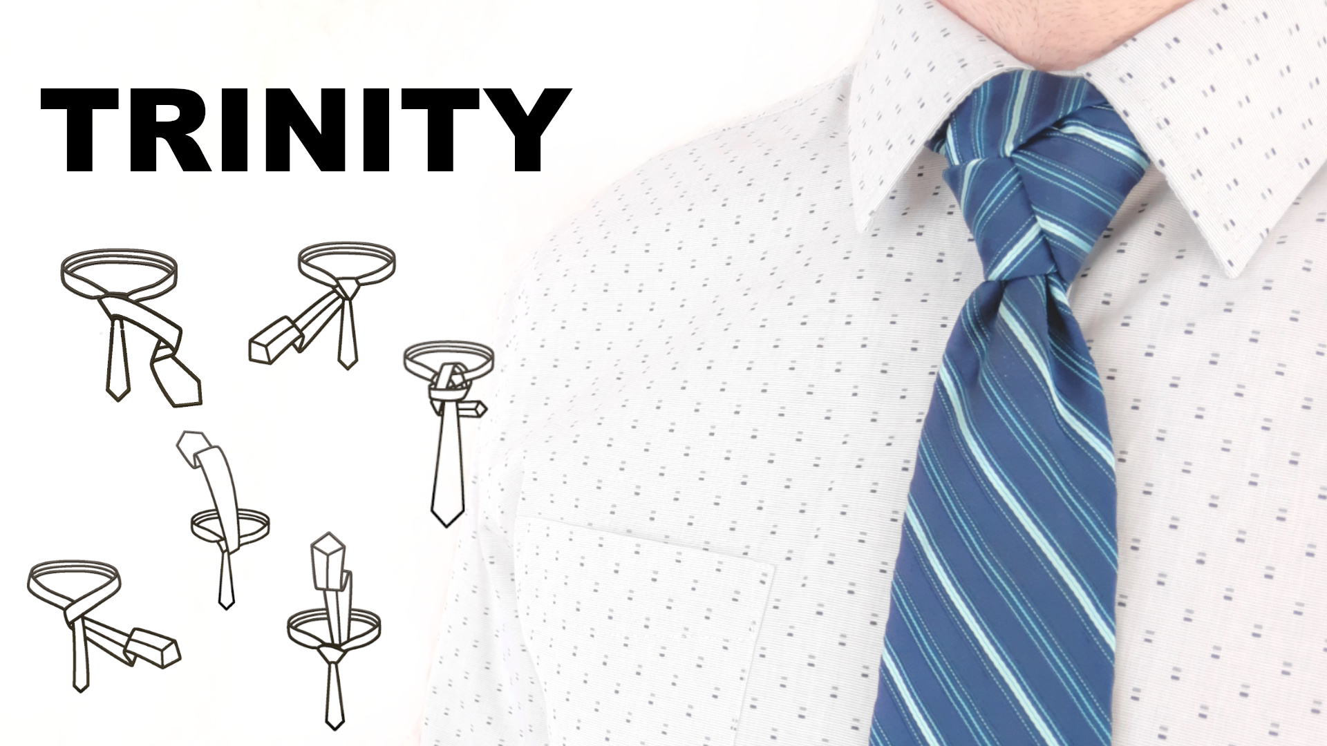 Jak uvázat kravatu - uzel TRINITY
