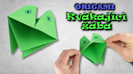 Origami kvákající žába | Jak vyrobit mluvící žábu z papíru
