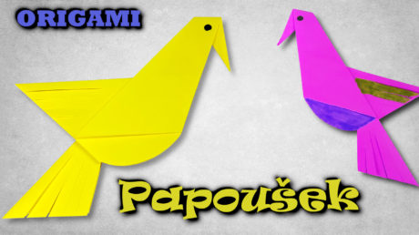 Origami papoušek | Jak vyrobit papouška z papíru