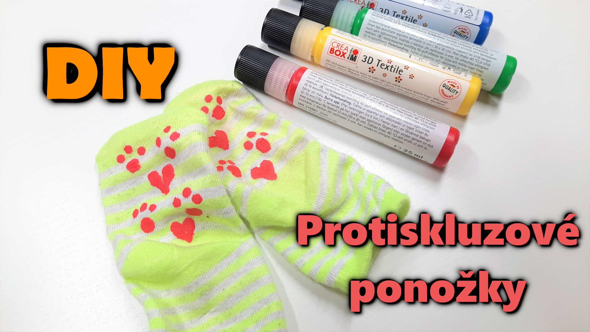 Jak vyrobit protiskluzové ponožky