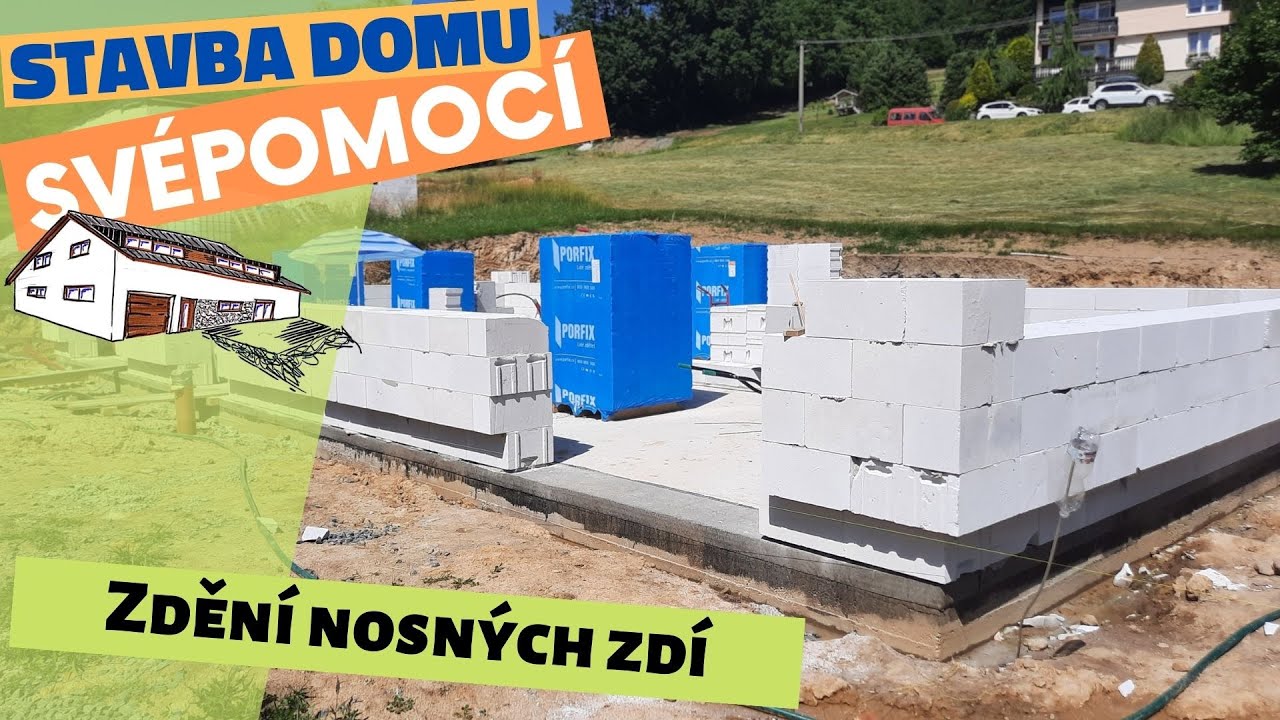 Epizoda 6 - Zdění nosných zdí - Stavba domu svépomocí