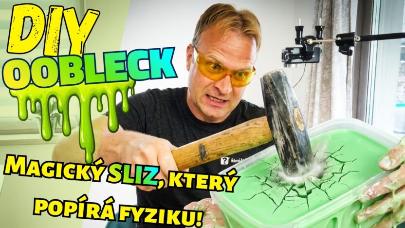 OOBLECK, magický SLIZ, který popírá fyziku! 🧪 Zkusil jsem do něj praštit kladivem...